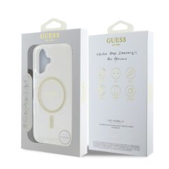 Baseusbg Guess Iml Glitter Ring Magsafe Zadni Kryt Pro Iphone 16 Transparent Ie13283038 6