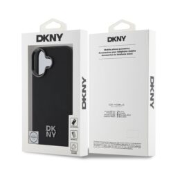 Kalaf Dkny Pu Leather Stack Logo Magsafe Black Dkhmp16spsmcslk Za Apple Iphone 16 5