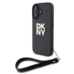 Kalaf Dkny Pu Leather Stack Logo Wrist Strap Black Za Apple Iphone 16 Dkhcp16spbswsk 2