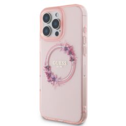 Kalaf Guess Iml Flowers Ring Magsafe Pink Guhmp16lhfwfcp Za Apple Iphone 16 Pro 5