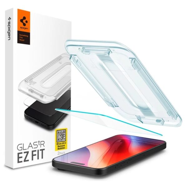 Komplekt Staklen Protektor 2 Br Spigen Za Apple Iphone 16 Pro Max Easy Fit Agl07907 7