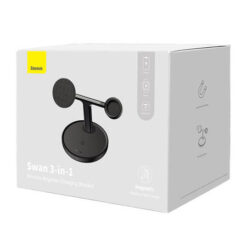 Baseus 20w Wireless Swan 3 V 1 Adapter Za Phone Apple Watch Pods P10221302113 Z1 Cherno 9