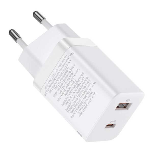 Baseus 220v 30w Usb C Usb A Super Si Pro Byal Ccsupp E02 5