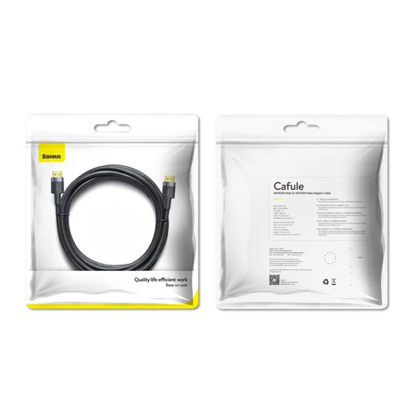 Baseus Kabel Hdmi Hdmi 4k 3m 60hz Cadklf G01 Cheren 10