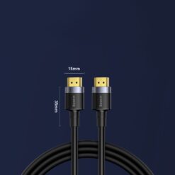 Baseus Kabel Hdmi Hdmi 4k 3m 60hz Cadklf G01 Cheren 9