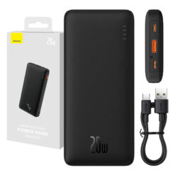 Baseus Power Bank 10000 Mah 20w Usb A 2xusb C Airpow Fast Ppqd090001 Cheren 9