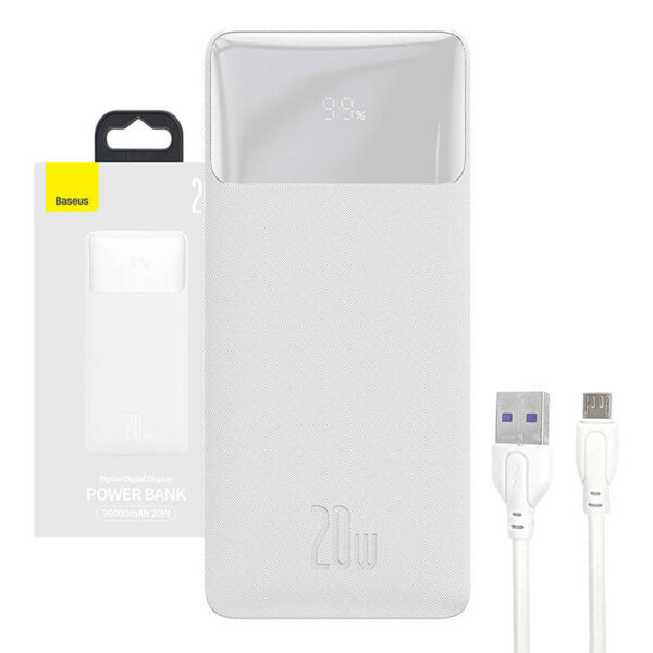 Baseus Power Bank 30000 Mah 20w Bipow Ppbd050402 Byal 3