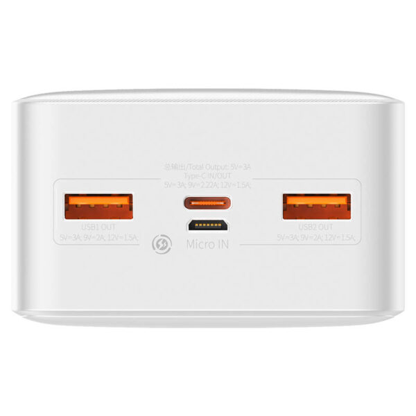 Baseus Power Bank 30000 Mah 20w Bipow Ppbd050402 Byal 6