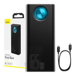 Baseus Power Bank 30000 Mah 65w Ambilight Digital Display Pplg000101 Cheren 2