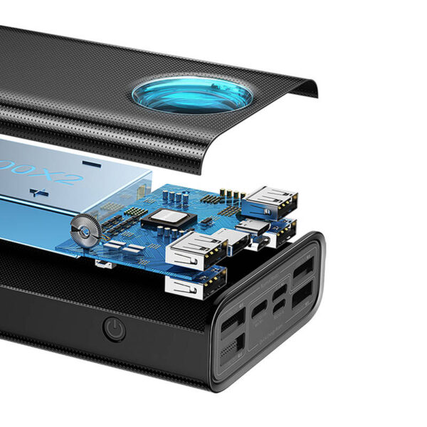 Baseus Power Bank 30000 Mah 65w Ambilight Digital Display Pplg000101 Cheren 7
