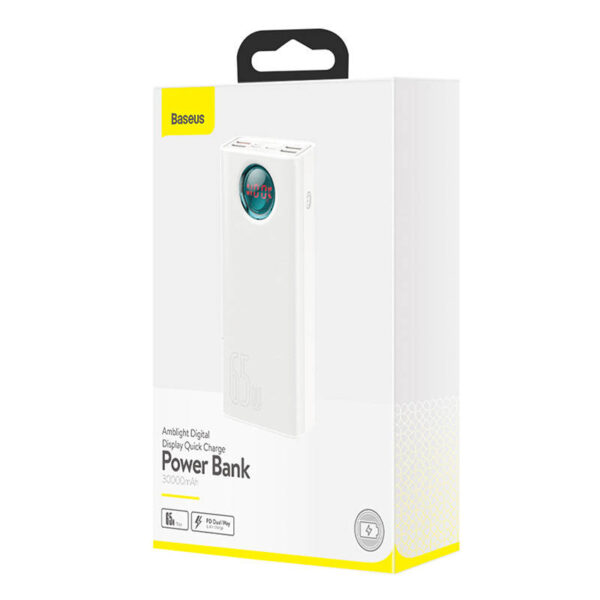 Baseus Power Bank 30000 Mah 65w Ambilight Digital Display Pplg000102 Byal 8
