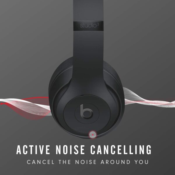 Beats Studio 3 Bluetooth Earphones Mx3x2zm A Matt Black 6
