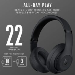 Beats Studio 3 Bluetooth Earphones Mx3x2zm A Matt Black 7