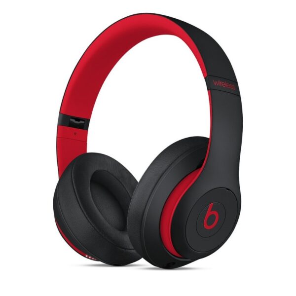Beats Studio 3 Bluetooth Earphones Mx422zm A Defiant Black Red 1
