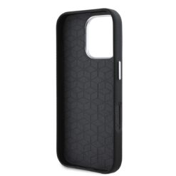 BMW Калъф за iPhone 16 Pro, M Kevlar Metal Logo, черен – BMHCP16L23PUFWKEV