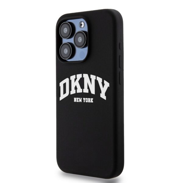 dkny kalaf apple iphone 15 pro magsafe liquid silicone arch logo cheren dkhmp15lsnyach 3.jpg