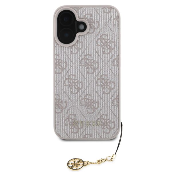 Guess Kalaf Apple Iphone 16 4g Charm Tone On Tone Rozov Guhcp16sgf4gcp 1