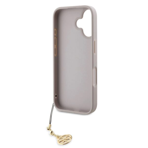 Guess Kalaf Apple Iphone 16 4g Charm Tone On Tone Rozov Guhcp16sgf4gcp 4