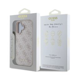 Guess Kalaf Apple Iphone 16 4g Charm Tone On Tone Rozov Guhcp16sgf4gcp 5