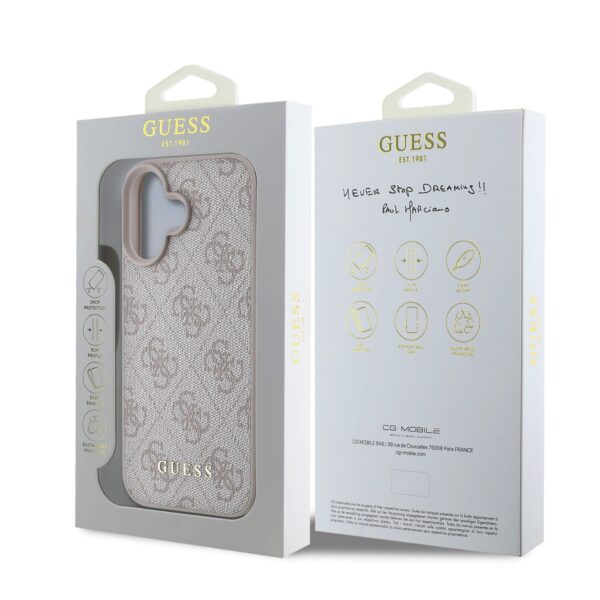 Guess Kalaf Apple Iphone 16 4g Charm Tone On Tone Rozov Guhcp16sgf4gcp 5