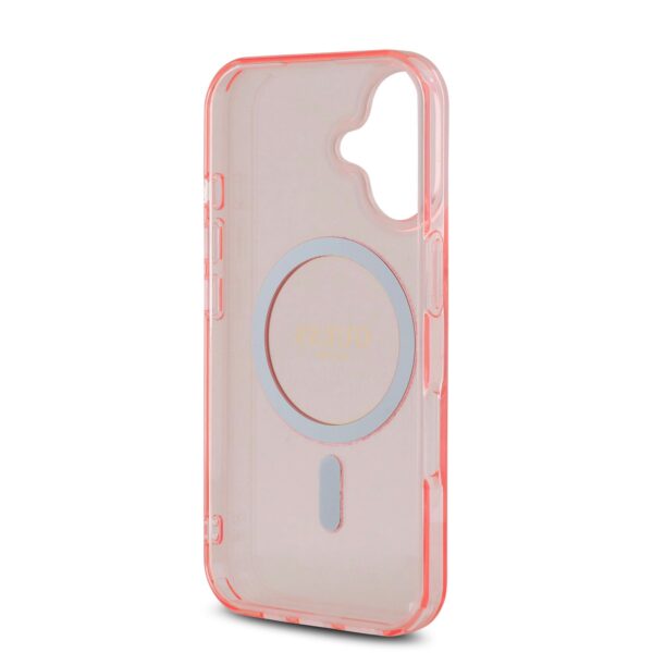 GUESS Калъф за iPhone 16, розов - GUHMP16SHFGEREP - Glitter Ring, - Image 5