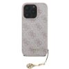 GUESS Калъф Apple iPhone 16 Pro Max Pro, 4G Charm Tone on Tone, розов – GUHCP16XGF4GCP