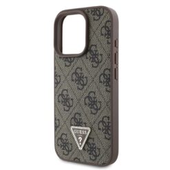 Guess Kalaf Apple Iphone 16 Pro Pu 4g Strass Triangle Metal Logo Kafyav Guhcp16lp4tdpw 4