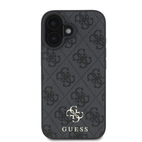 GUESS Калъф за iPhone 16, сив - GUHMP16SP4SM4MK -  4G Small Metal Logo - Image 2