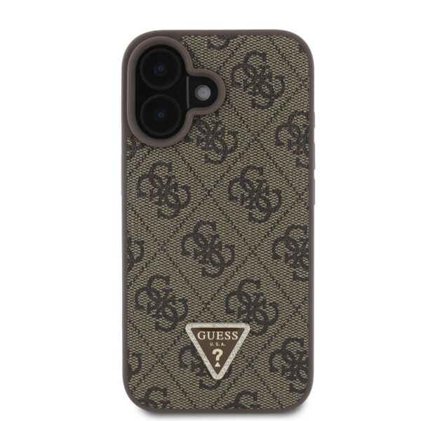 Guess Kalaf Apple Iphone 16 Pu 4g Strass Triangle Metal Logo Kafyav Guhcp16sp4tdpw 2