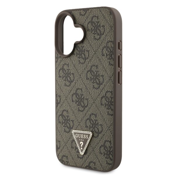 Guess Kalaf Apple Iphone 16 Pu 4g Strass Triangle Metal Logo Kafyav Guhcp16sp4tdpw 4