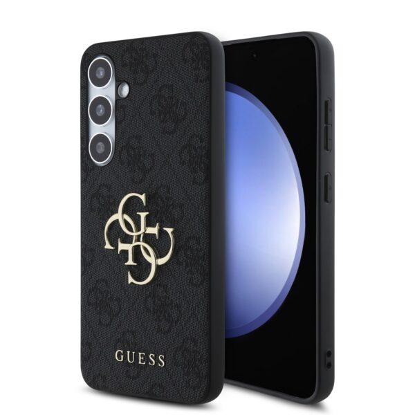 GUESS Калъф за Samsung S24 FE, сив - GUHCS24FE4GMGGR - 4G Metal Logo,