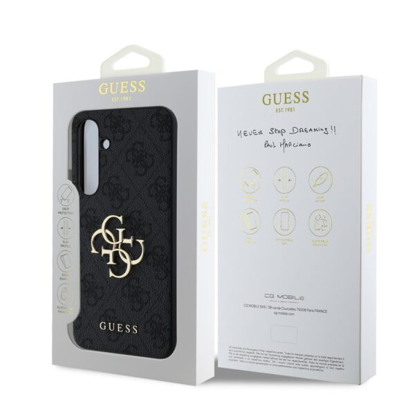 GUESS Калъф за Samsung S24 FE, сив - GUHCS24FE4GMGGR - 4G Metal Logo, - Image 6