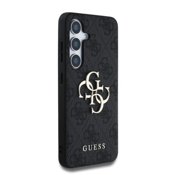 GUESS Калъф за Samsung S25, PU 4G Metal Logo, сив – GUHCS25S4GMGGR