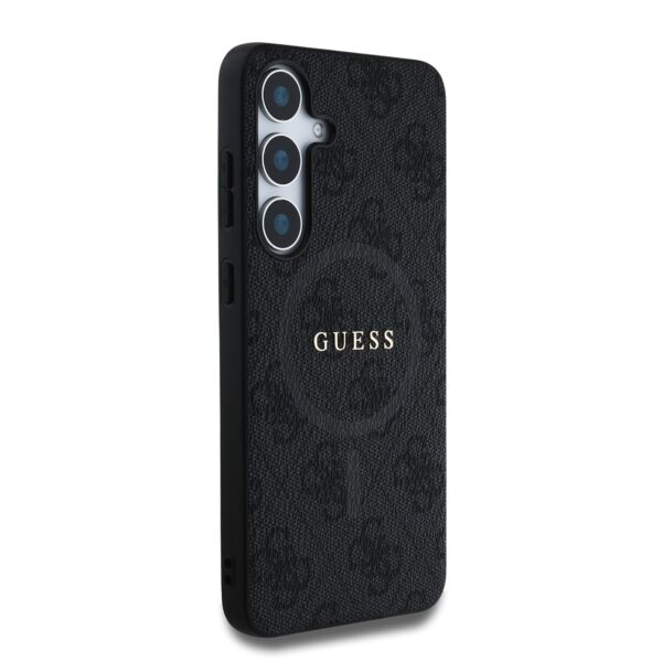 GUESS Калъф за Samsung S25 – PU Leather 4G Colored Ring MagSafe – GUHMS25SG4GFRK
