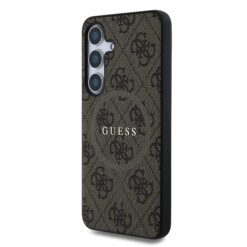 GUESS Калъф Samsung S25, PU Leather 4G Colored Ring MagSafe, кафяв – GUHMS25SG4GFRW