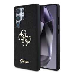 GUESS Калъф за Samsung S25 Ultra – Fixed Glitter 4G Metal Logo