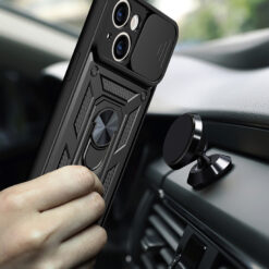 Kalaf Armor Camslide Udaroustoichiv Apple Iphone 16 Pro Cheren 4