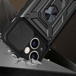 Kalaf Armor Camslide Udaroustoichiv Apple Iphone 16 Pro Cheren 6