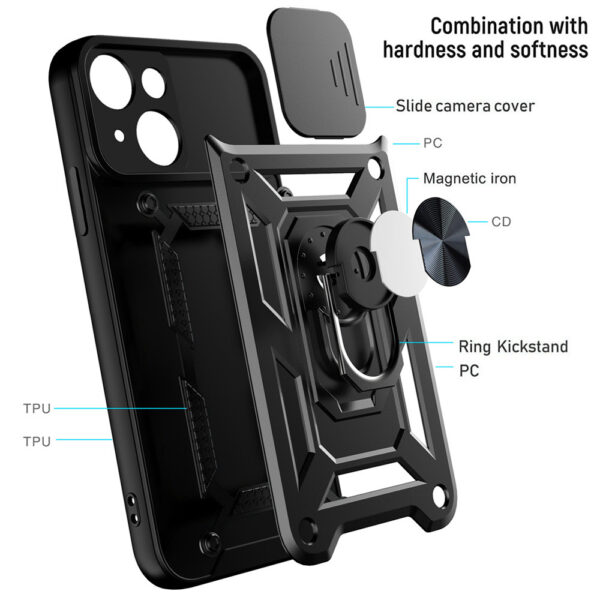 Удароустойчив калъф за Xiaomi 14T - ARMOR CamSlide - Image 10