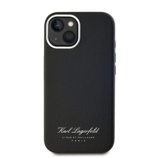 kalaf karl lagerfeld klhcp15spgwcmkhk apple iphone 15 grained pu hotel rsg black 2.jpg
