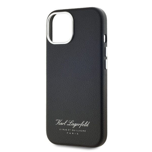 kalaf karl lagerfeld klhcp15spgwcmkhk apple iphone 15 grained pu hotel rsg black 4.jpg