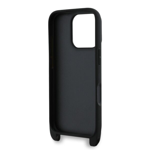 Калъф Karl Lagerfeld за iPhone 16 Pro - KLHCP16LCSAKCPMK - Saffiano Crossbody Strap - Image 6