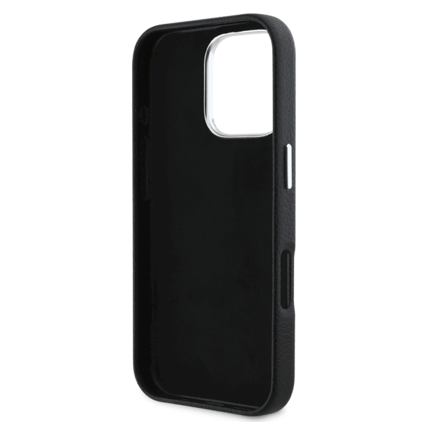 Калъф Karl Lagerfeld Apple iPhone 16 Pro Grained PU Hotel RSG Black