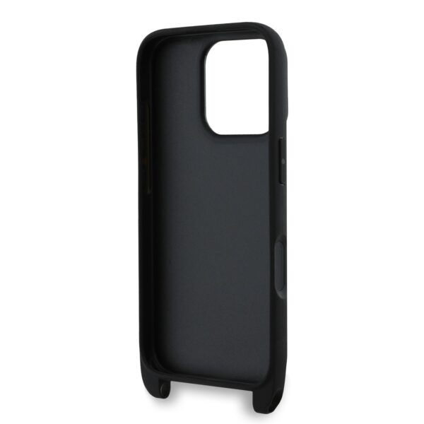 Калъф Karl Lagerfeld за iPhone 16 Pro Max - KLHCP16XSAKCPBK Saffiano Crossbody Strap - Image 5