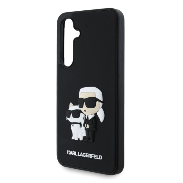 Kalaf Karl Lagerfeld Klhcs24fe3drkcnk Samsung S24 Fe 3d Rubber Karl And Choupette Black 4