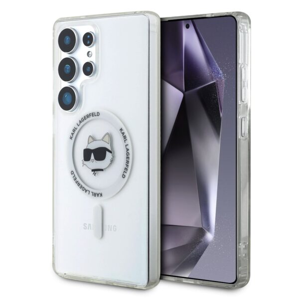 Калъф KLHMS25LHLSCHH Samsung S25 Ultra IML Choupette Head MagSafe Transparent