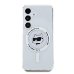 Калъф Karl Lagerfeld KLHMS25MHLSCHH Samsung S25 Plus IML Choupette Head MagSafe Transparent