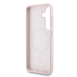 Karl Lagerfeld Калъф за Samsung S25 Plus – KLHMS25MSKCHTCP – Liquid Silicone K&CH Heads MagSafe Pink
