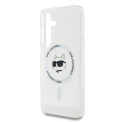 Калъф Karl Lagerfeld KLHMS25SHLSCHH Samsung S25 IML Choupette Head MagSafe Transparent