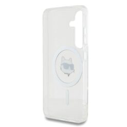 Калъф Karl Lagerfeld KLHMS25SHLSCHH Samsung S25 IML Choupette Head MagSafe Transparent